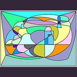 Gerd Mario Grill, 59 Colour Fields, 88cm x 120cm, FineArtPrint auf Gewebe, Edition 30 Stück